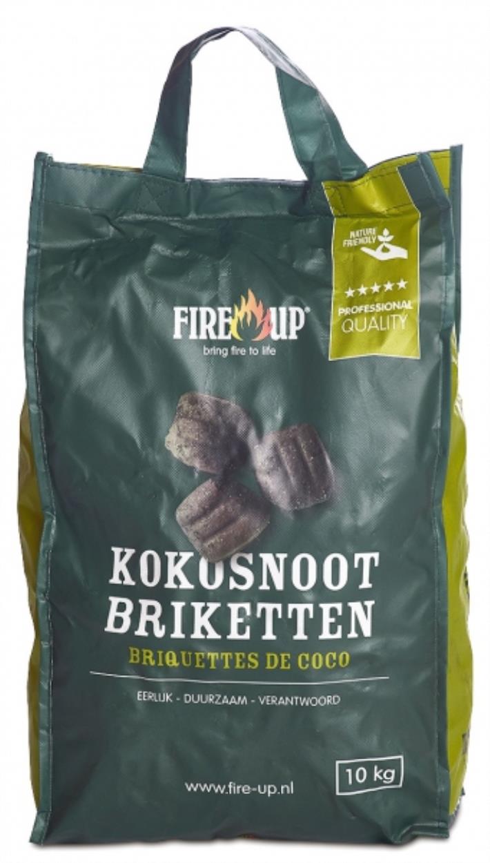 Kokosnootbriketten Fire-Up Professional - 10KG