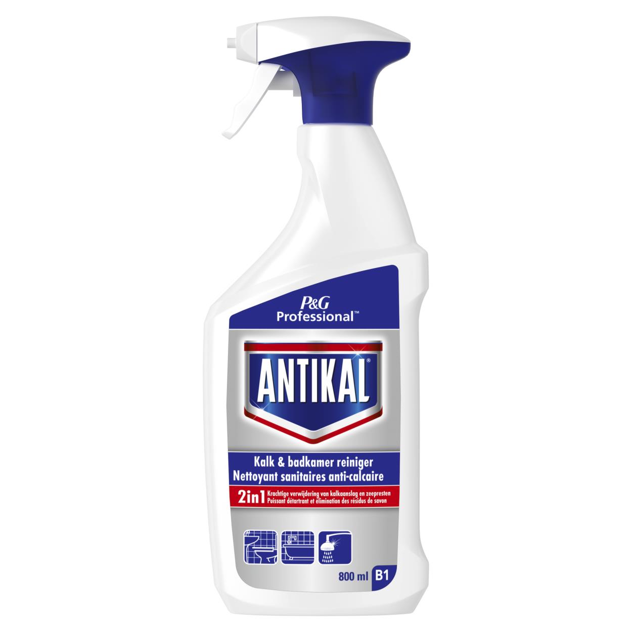 Antikal kalk & badkamer reiniger P&G Professional - 800ML