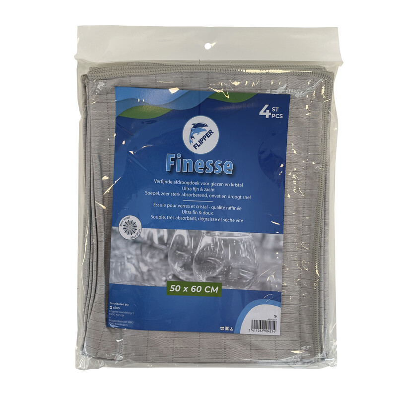 afdroogdoek flipper finesse grijs 50x60cm_4st.jpg
