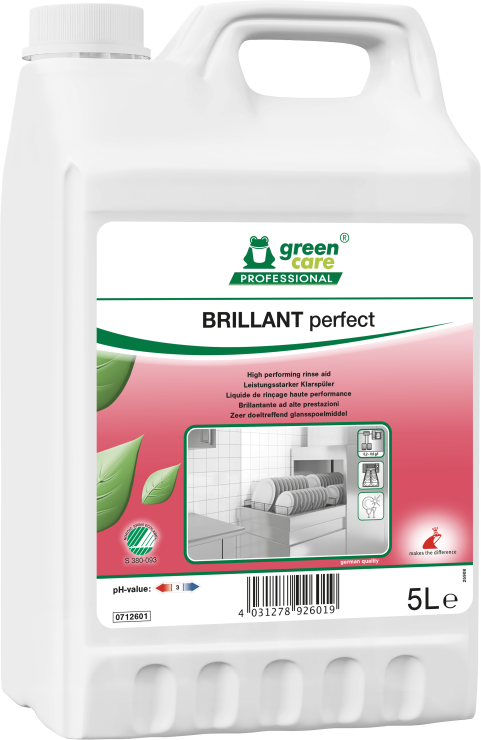 Brillant Perfect glansspoelmiddel Green Care Professional (712601) - 5L