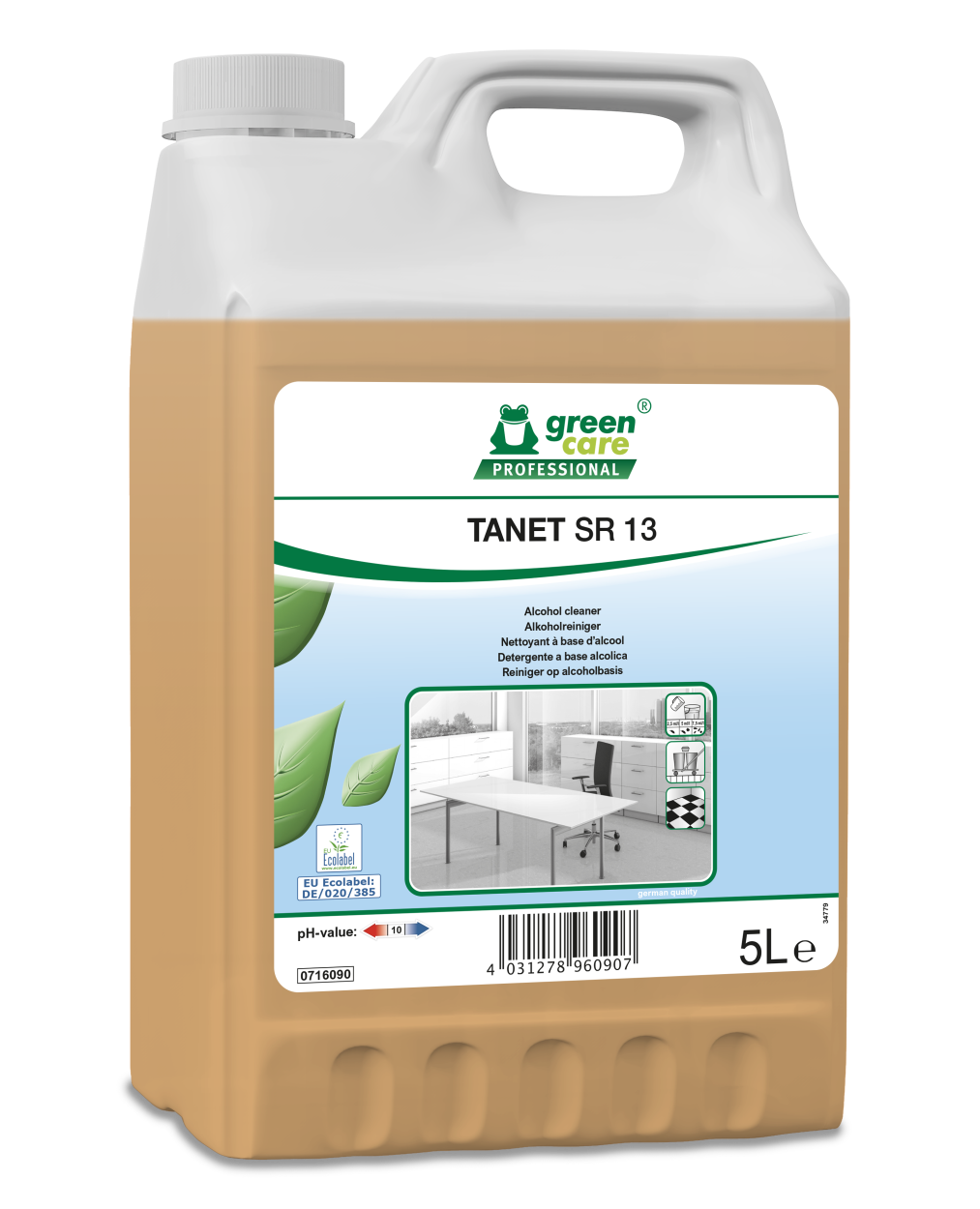 Tanet SR 13 vloerreiniger Green Care Professional (716090) - 5L