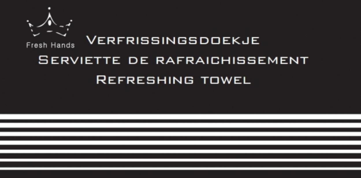 Fresh Hands Black-Silver verfrissingsdoekjes - 250ST