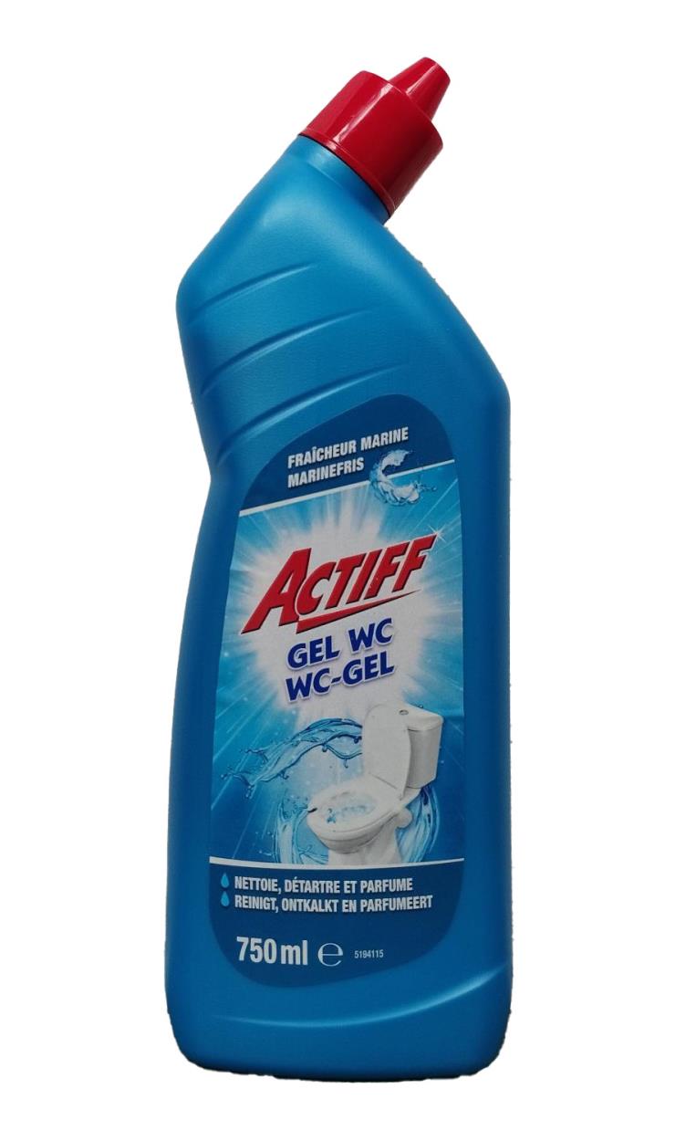 Actiff wc-gel marinefris blauw - 750ML