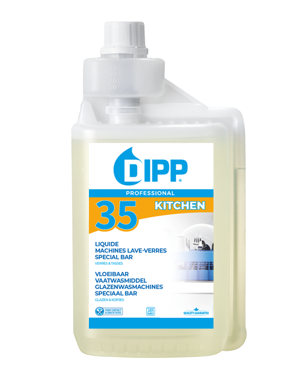 Dipp Professional 35 vaatwasmiddel glazenwasmachines (3513) - 1L