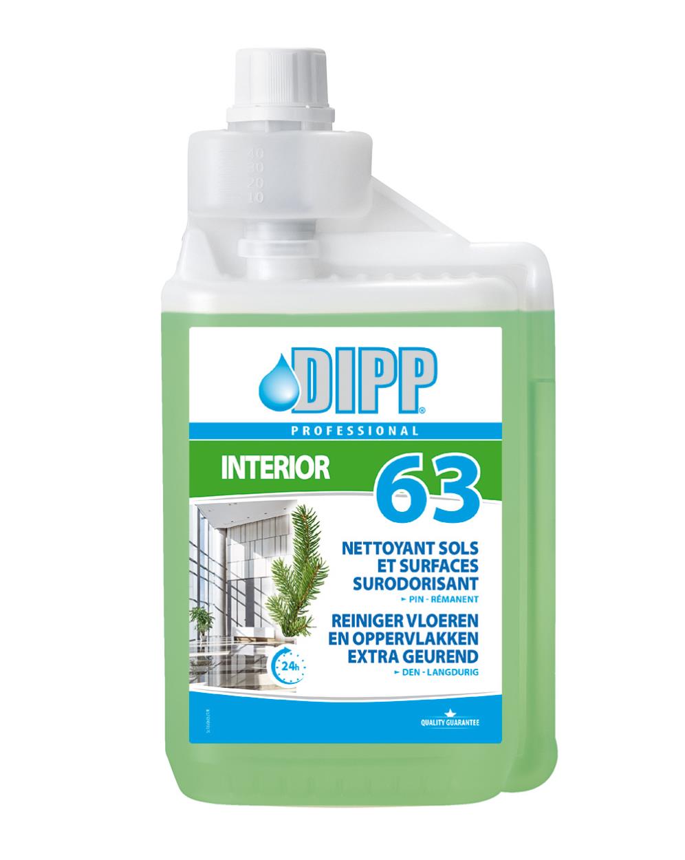 Dipp Professional 63 reiniger vloeren extra geurend den (6313) - 1L