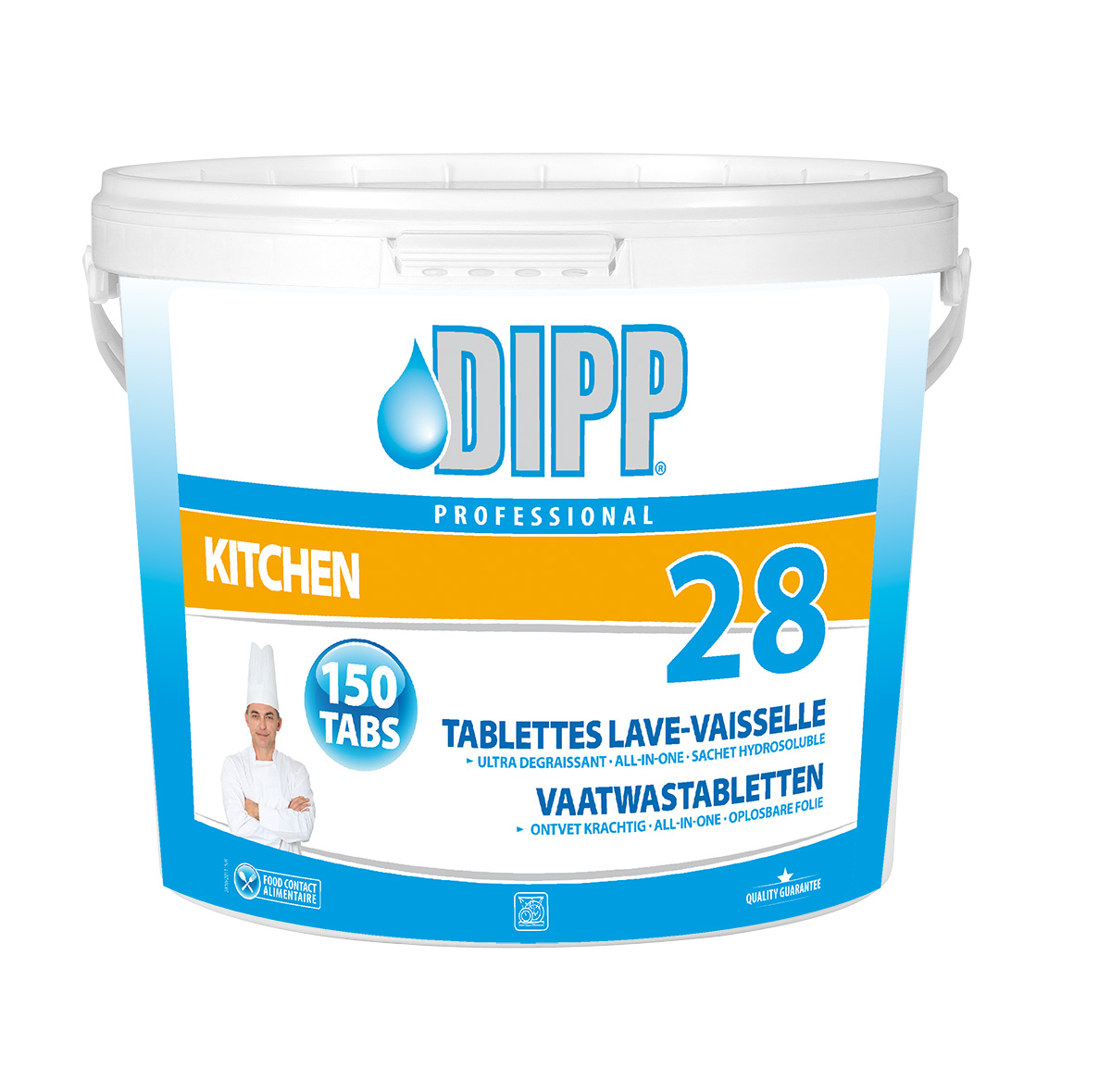 Dipp Professional 28 vaatwastabletten (2803) - 150ST