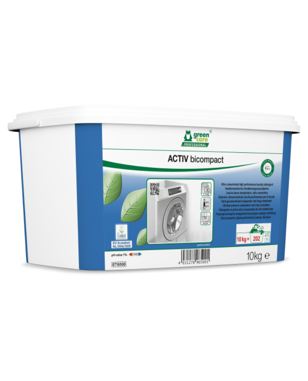 Activ Bicompact waspoeder Green Care Professional (716500) - 10KG