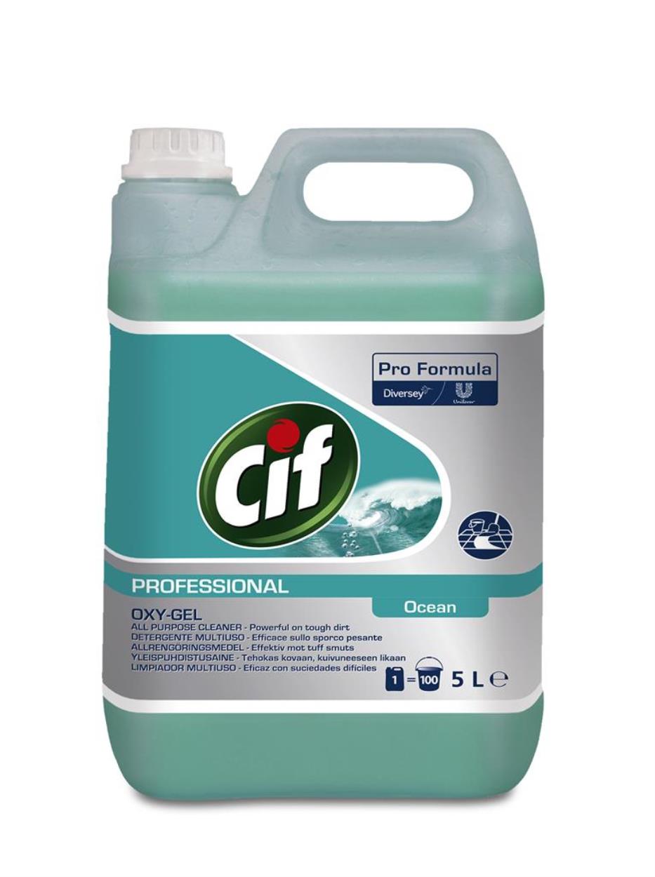 Cif Professional Ocean Oxy-Gel allesreiniger Pro Formula Diversey (7517870) - 5L