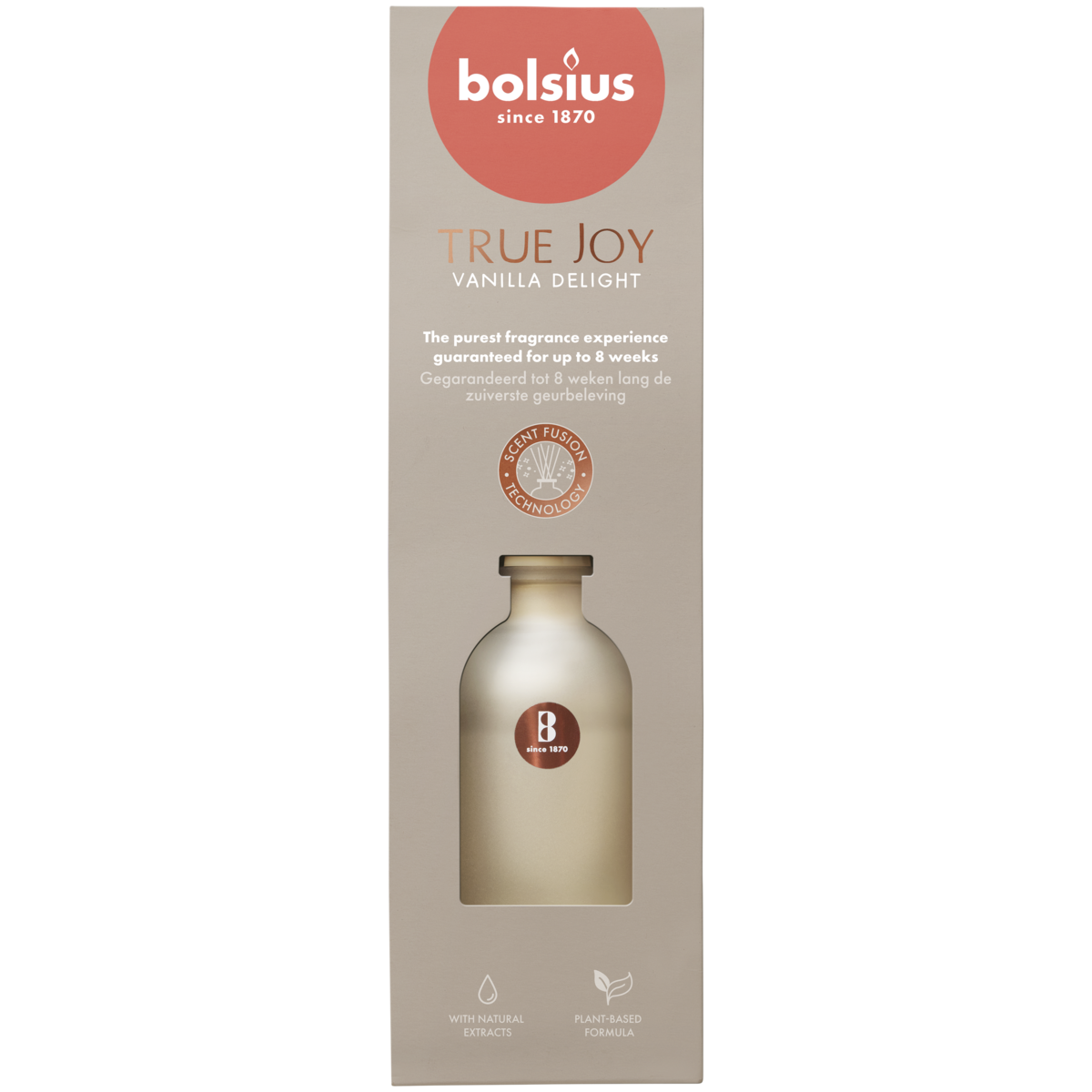 Geurstokjes 80ml True Joy Vanilla Delight Bolsius - ST