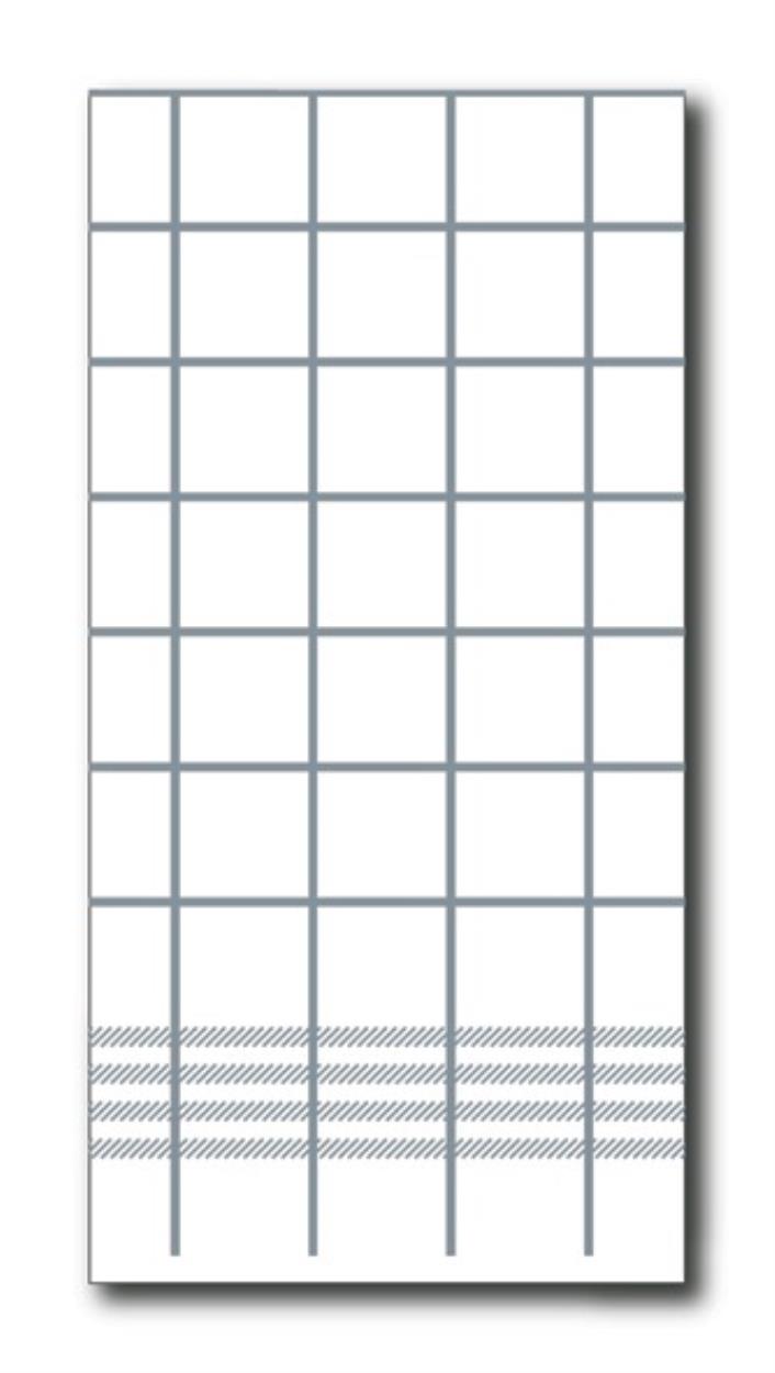 Gautier Point 2 Point servetten 40x40cm handdoek zwart 8-vouw (G801) - 40x30ST