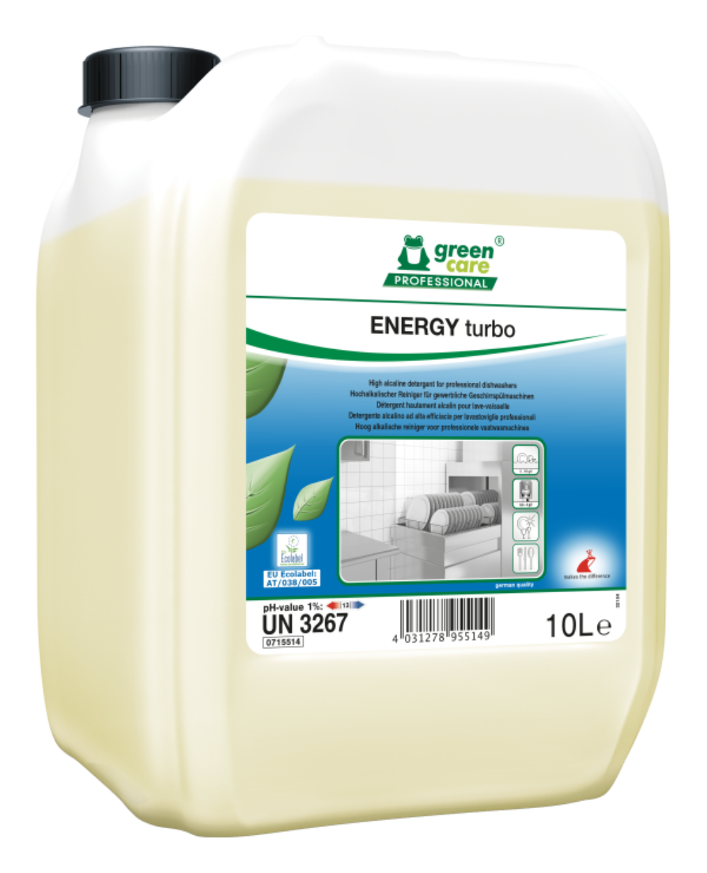 Energy Turbo vaatwasmiddel Green Care Professional (715514) - 10L