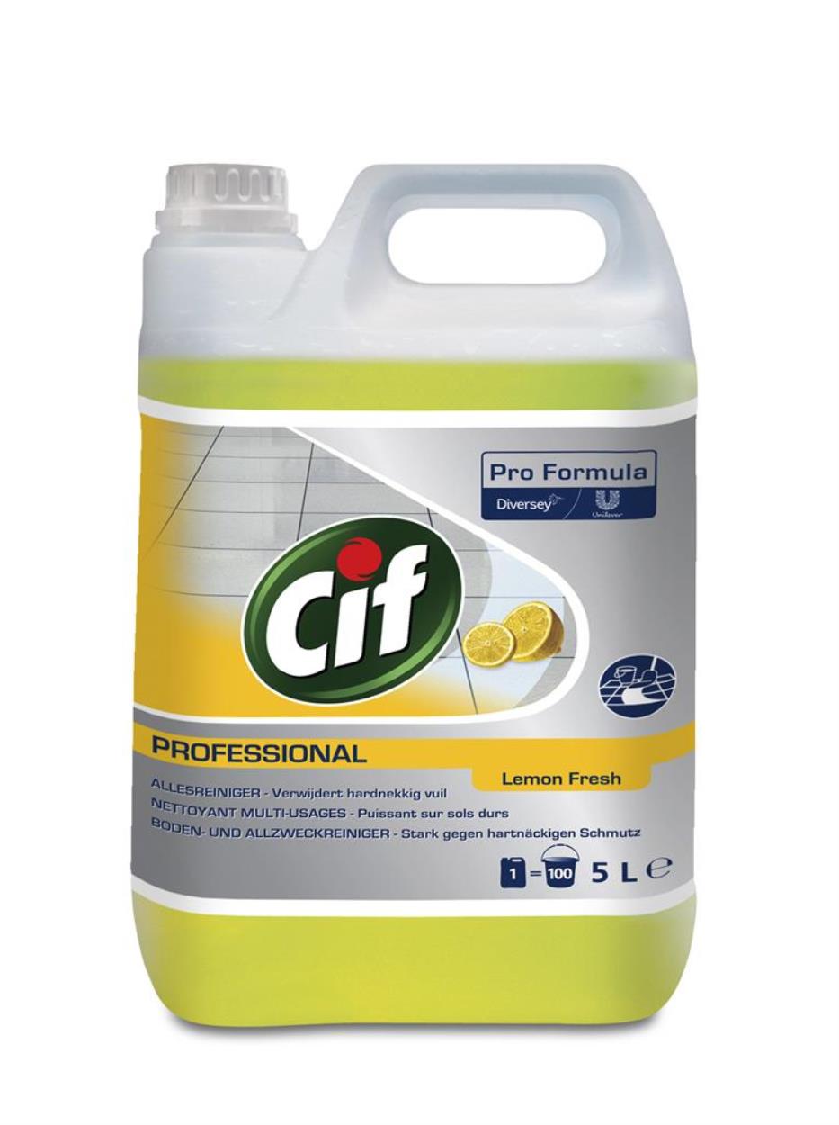Cif Professional Lemon Fresh allesreiniger Pro Formula (7517872) - 5L