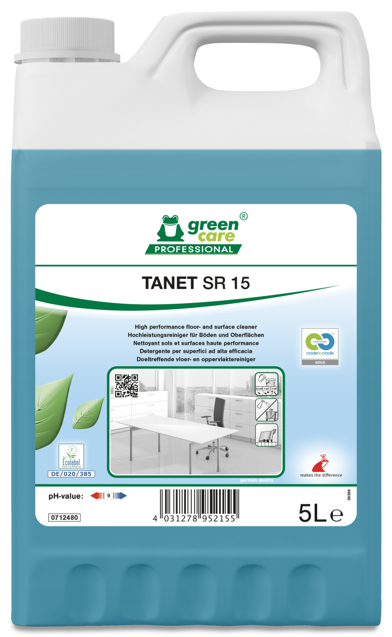Tanet SR 15 vloerreiniger Green Care Professional (712480) - 5L