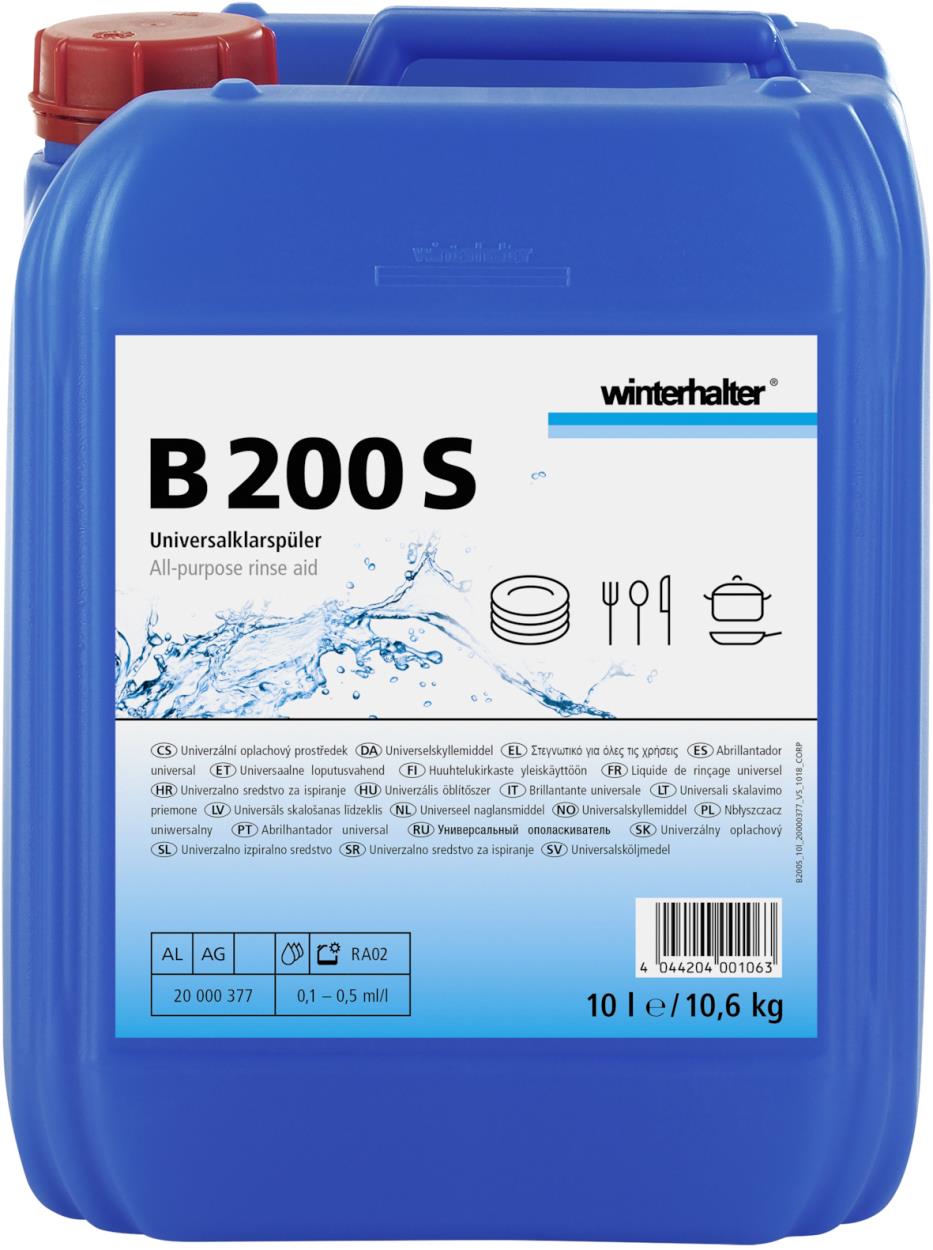 Winterhalter B 200 S naglansmiddel - 10L