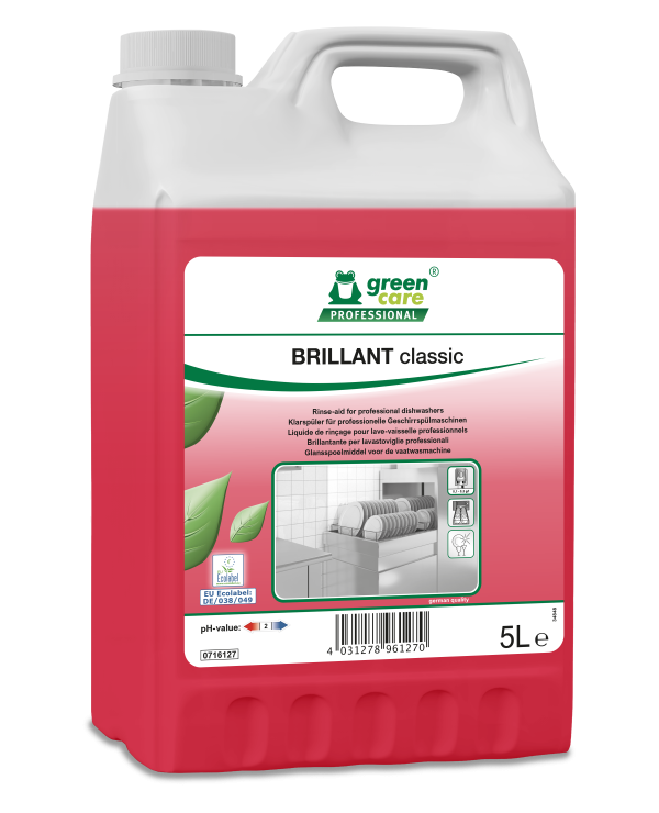 Brillant Classic glansspoelmiddel Green Care Professional (716127) - 5L