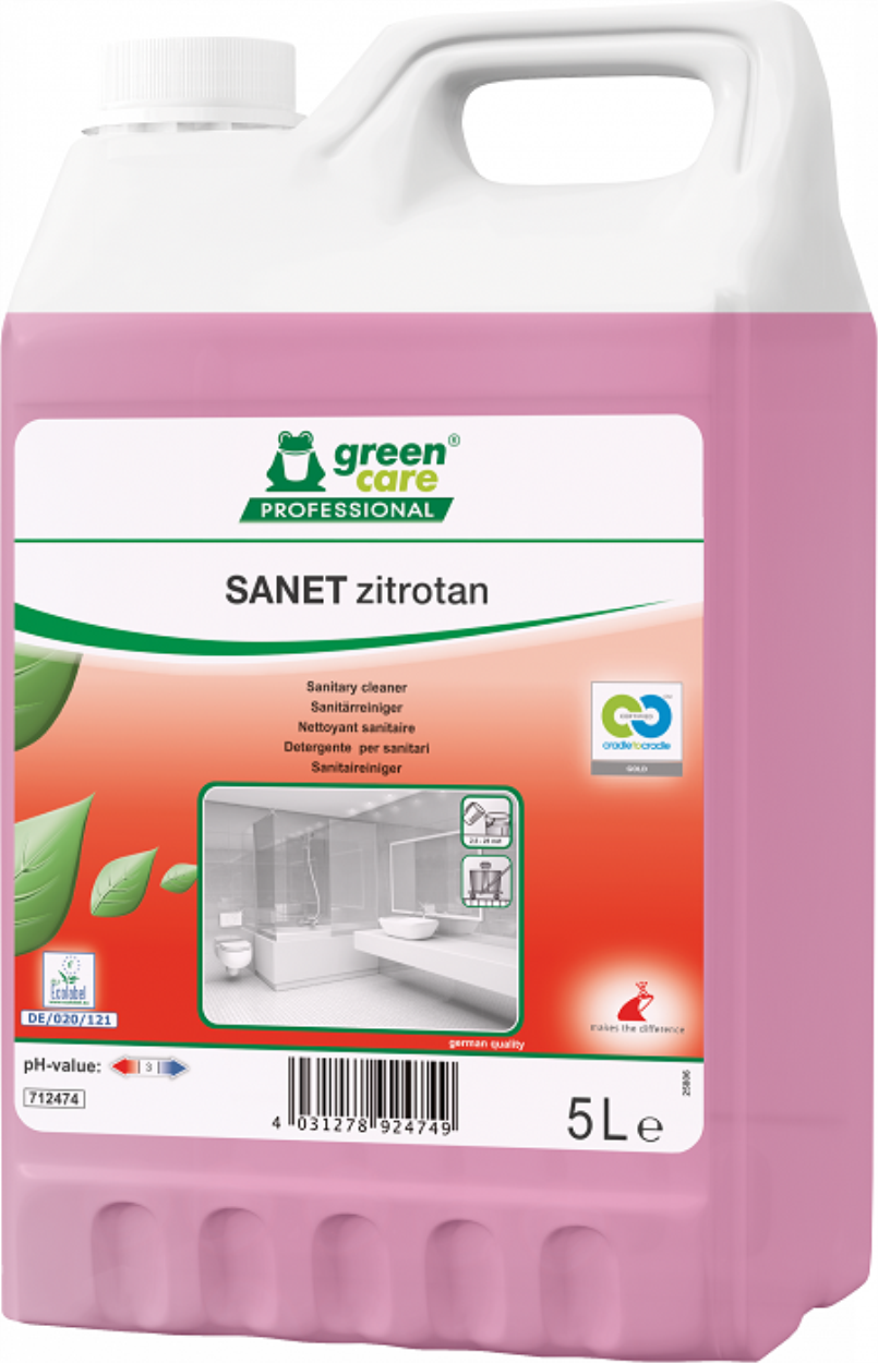 Sanet Zitrotan sanitairreiniger Green Care Professional (712474) - 5L
