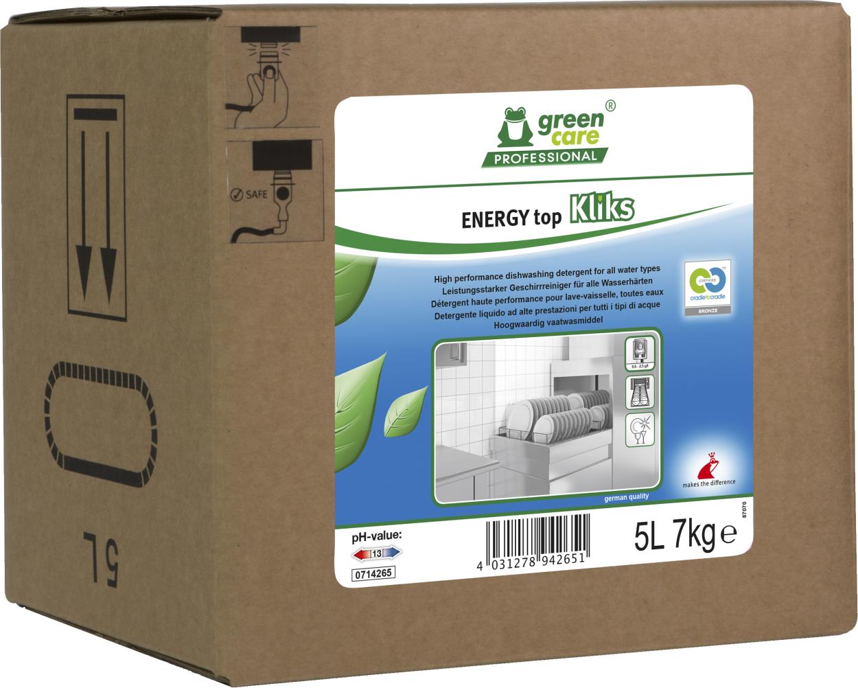 Energy topKliks vaatwasdetergent Green Care Professional (714265) - 5L