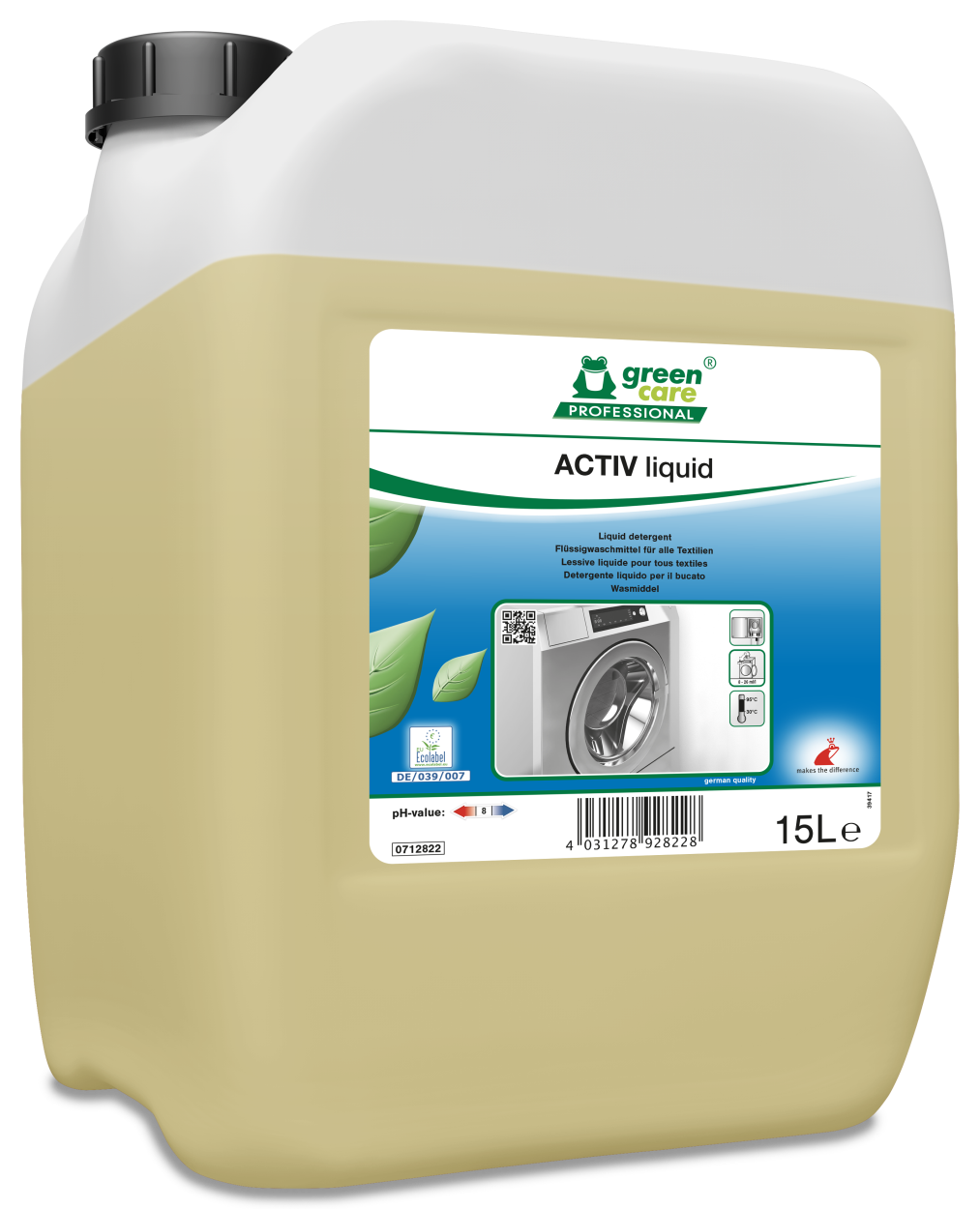 Activ Liquid wasmiddel Green Care Professional (712822) - 15L