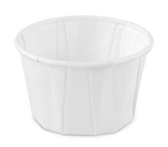 Sauscup wit papier 1.25oz/37ml. Sier Disposables (50504) - 12x200ST