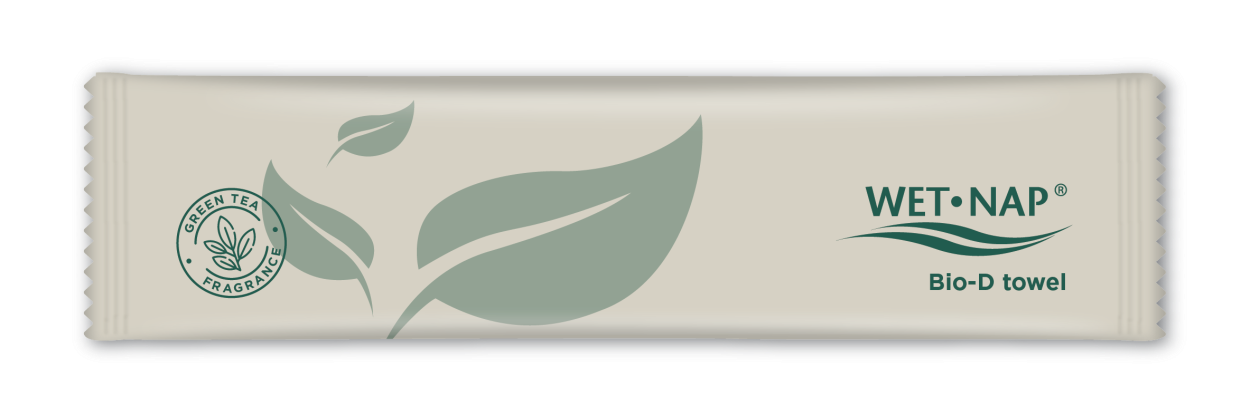 Wet-Nap Bio-D Towel 260x150mm verfrissingsdoekje - 125ST