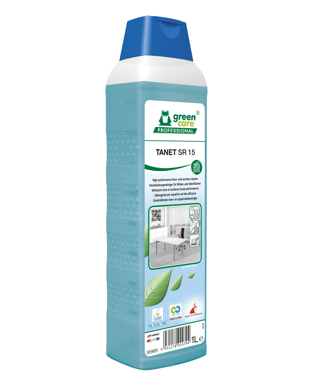 Tanet SR 15 vloerreiniger Green Care Professional (712479) - 1L