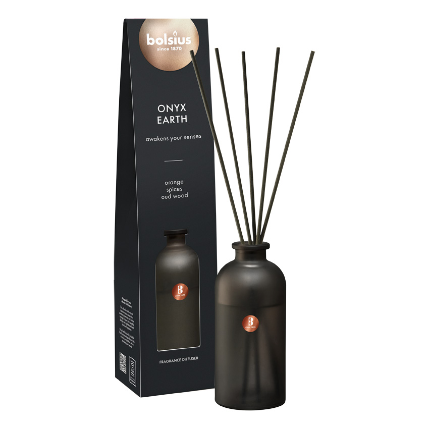 Geurstokjes 160ml Onyx Earth Bolsius - ST