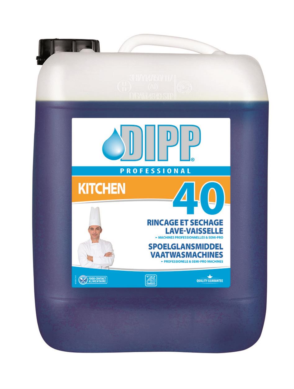 Dipp Professional 40 spoelglansmiddel (4010) - 10L